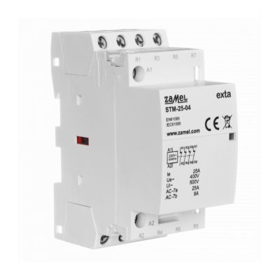 Stycznik modułowy instalacyjny 25A 4xNC 230V AC TYP: STM-25-04 ZAMEL (EXT10000294-WUN)